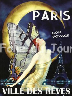 Paris by night city of Dreams   Eiffel Tower, Bon Voyage, Girl 