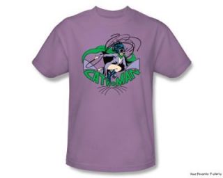 Licensed Batman Catwoman Moonlight Cat Woman T Shirt Adult Sizes S 3XL
