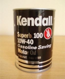 Unopened Vintage Kendall Full Quart Oil Container Can