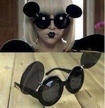 Lady Mickey Mouse Flip Paparazzi Sunglasses Gaga Shades