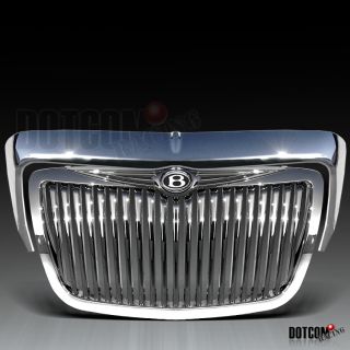 CHRYSLER 300C VERTICAL GRILL+ GRILLE MUSTACHE SURROUND CHROME
