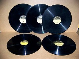   Vintage Audiodisc 12 inch 78 RPM home made homemade phonograph records