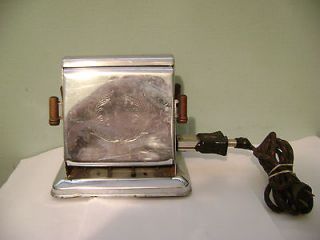 Antique Dominion 2 Sided Electric Toaster Bakelite Cord W/Switch 
