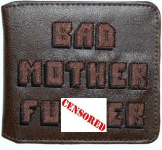 Bad Mother Fu*ker Wallet   BMF dad boyfriend christmas   Mens Pulp 