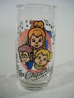   Karman/Ross The Chipettes Water Tea Glass Promotional Glass Fast Food