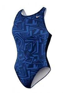 Nike sz 30   Wmns 4 Angled Lanes Water Polo High Neck Tank Swimsuit 