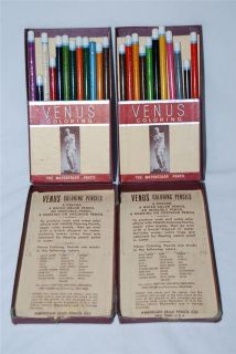 Vintage VENUS Coloring Water Color Pencils art drawing craft