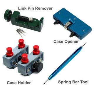 Watch Repair tool Kit   Case Opener Case Holder Link Pin Remover 