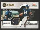 2001 FLEER FOCUS TAG TEAM WALTER PAYTON CHICAGO BEARS GAME USED JERSEY