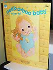 1981 PEEK A BOO BABY Paper Dolls Whitman Mint in Book Pre cut No 