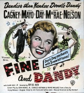  Cinema Movie Film Trailer Slide Fine & Dandy / West Point Story 1950