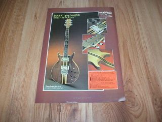 Washburn Falcon guitar 1979 magazine advert