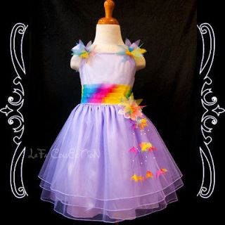   Baby Princess Wedding Pageant Costumes Dress NEW Purple 1 2 years