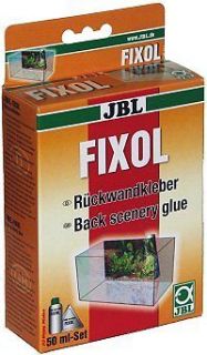 JBL Fixol **Aquarium background scenery glue** silicone