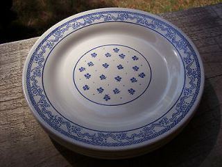Oxford 9 Blue & White Dinner Plates Made in Brazil