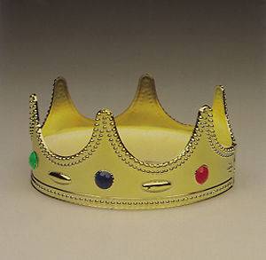 Child Medieval Kings King Crown Costume Headpiece Hat