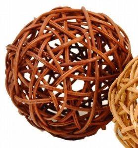 Decorative Wicker Spheres/Orbs   Set of 6