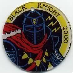 Black Knight 2000 Pin Ball Machine Key Chain / Fob