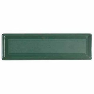 Novelty 10181 18 Hunter Green Plastic Window Box Planter Tray