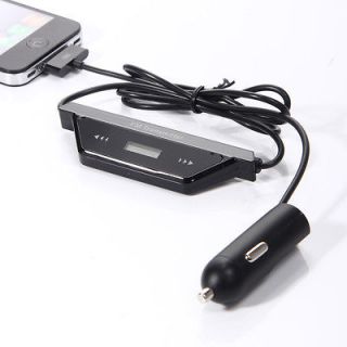 Wireless FM Radio Transmitter Car Charger For iPhone 4 4G 4S iPod 