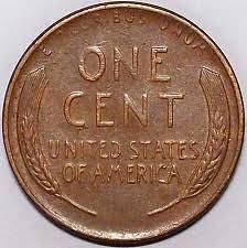 1955 US Lincoln Wheat Circulated Penny