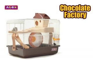  NEW ALEX Chocolate Factory Luxury Hamster Cage