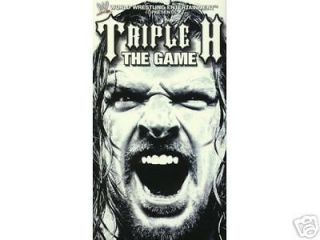 WWE Triple H The Game VHS Video SEALED 2002 DX