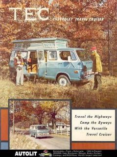 1966 Chevrolet Van TEC Travel Cruiser Camper Brochure