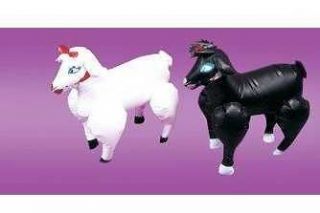 Blow Up White Party Sheep Inflatable Doll Gag Gift Lamb