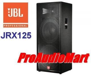 JBL JRX 125 DBL 15 2 way Speaker JRX125 Loudspeaker NEW Authorized 