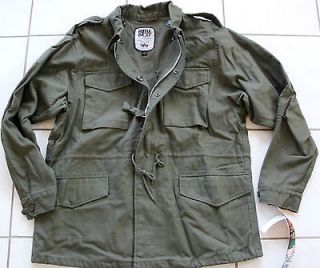   Industries Beetle Bailey M51 Military Field Coat Jacket Olive Green M