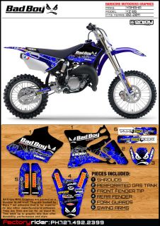 Bad Boy Yamaha Motocross Graphics YZ 85 2002 2012 Dirt Bike Graphic 