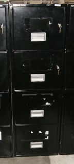   Dual Locks 4 Drawer Vertical Fire Proof File Filing Cabinet / Safe