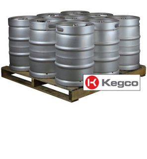 Pallet of 9 Kegco 15.5 Gallon 1/2 Barrel Commercial Kegs  Drop In D 