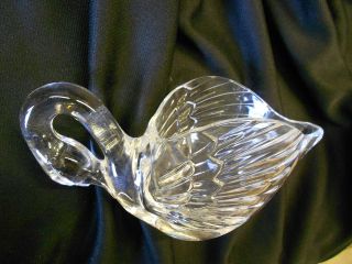   Arques 24% Lead Crystal Swan Sauce Boat or Creamer. Gorgeous