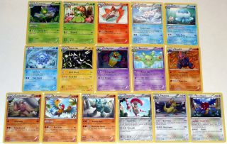 Set of 16 Unique Rare Pokemon Cards Excellent Condition   Noble 
