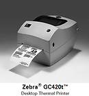 Zebra GC420T Thermal Transfer Label Printer GC420 100510 000 and 