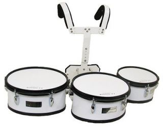 New E.F. Durand Tri Tom Marching Drums Set w/Harness and Drum Sticks