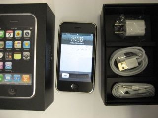 Factory Unlocked Apple iPhone 3 16GB Black AT&T in Excellent Condition