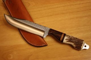 2011 LARGE ANZA BOWIE KNIFE Made in USA RAMBO STYLE KNIFE