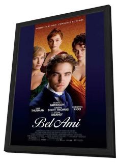 Bel Ami (2012) 11 x 17 Movie Poster in Deluxe Wood Frame B