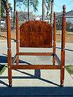 Fantastic Cherry and Crotch Mahogany Four Poster Empire Bed circa 1840