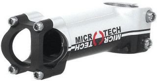 BASSO MICROTECH bicycle bike stem 31.8mm bar bore race white road 