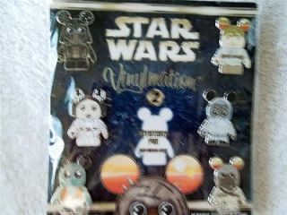 New Disney Star Wars #2 Vinylmation 6 Pin Lanyard Booster Set / No 