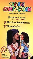 The Big Comfy Couch   Be Nice, Snicklefritz Scaredy Cat VHS