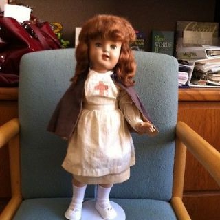 Nurse Doll With Cape, Circa 1940s
