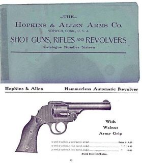Hopkins & Allen 1914 Early Catalog