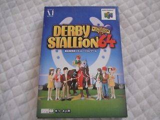NINTENDO 64 Derby Stalion,japan Horse simulation game,NUS P NDA​J 