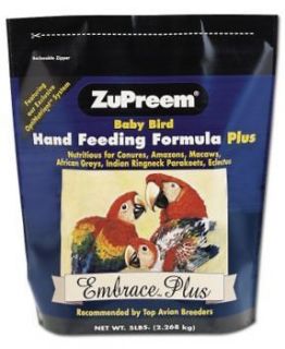 Zupreem Embrace Plus Hand Feeding Formula 5 lbs