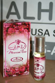 MOROCCAN ROSE ORIGINAL Saudi Al Rehab Perfume Itr attar Roll On LATEST 